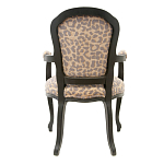 Полукресло с мягкой обивкой из льна на 4-х ножках из массива березы Gladys Armchair варинант исполнения - 2 | Loft Concept в Нижнем Новгороде