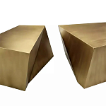 Комплект из 2-х дизайнерский журнальных столов геометрической формы Ribefyk варинант исполнения - 1 | Loft Concept в Нижнем Новгороде