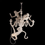 Люстра с тремя фигурами обезьян с лампочками в руках белого цвета Hanging Monkey варинант исполнения - 2 | Loft Concept в Нижнем Новгороде