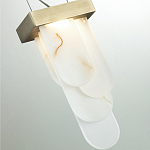 Подвесной светильник с белыми вертикальными элементами Alabaster Totem варинант исполнения - 11 | Loft Concept в Нижнем Новгороде