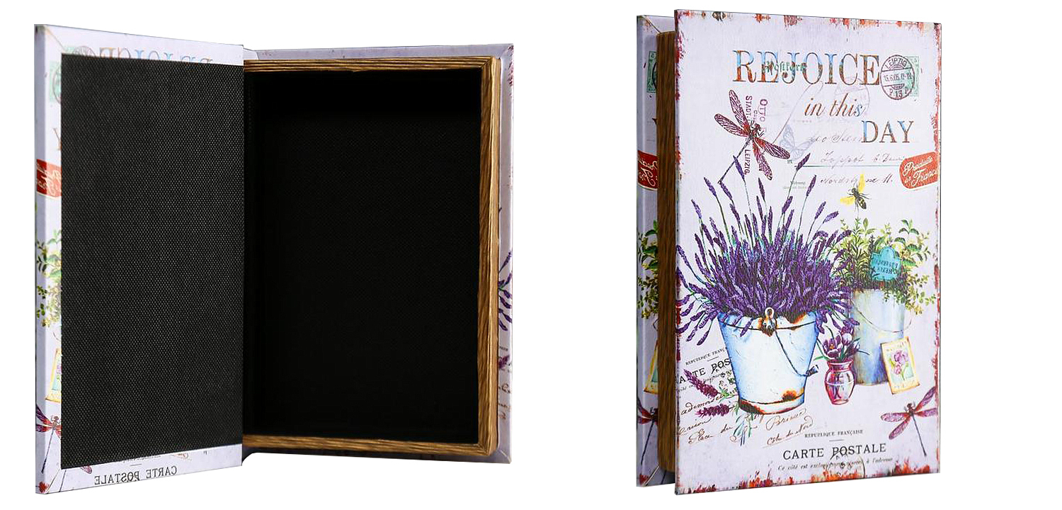 Шкатулка-книга Lavender Mirror Book Box Шкатулка-книга Lavender Mirror Book Box - Loft-Concept в Нижнем Новгороде