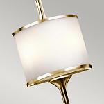 Бра вертикальное с белым полукруглым плафоном и длинным стержнем L Kichler варинант исполнения - 8 | Loft Concept в Нижнем Новгороде