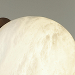 Настенно-потолочный светильник с плафоном в форме шара из алебастра Cryptocrystalline Stone варинант исполнения - 6 | Loft Concept в Нижнем Новгороде