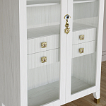 Дизайнерский шкаф витрина Elsa Dreams White с 4-мя ящиками варинант исполнения - 4 | Loft Concept в Нижнем Новгороде