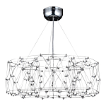 Люстра с тонкой металлической конструкцией цвета хром Quasar варинант исполнения - 1 | Loft Concept в Нижнем Новгороде
