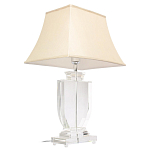 Настольная лампа хрустальная с бежевым абажуром Perfect варинант исполнения - 2 | Loft Concept в Нижнем Новгороде