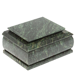 Шкатулка с зеркалом из натурального камня змеевик Stone Casket варинант исполнения - 1 | Loft Concept в Нижнем Новгороде