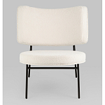 Мини-кресло District Lounge букле белый варинант исполнения - 4 | Loft Concept в Нижнем Новгороде