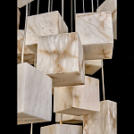 Люстра подвесная с квадратными плафонами из натурального камня Glowing Spheres варинант исполнения - 4 | Loft Concept в Нижнем Новгороде