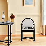 Дизайнерский стул деревянный с полукруглой спинкой Highquality варинант исполнения - 3 | Loft Concept в Нижнем Новгороде