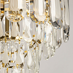 Люстра многоярусная с овальными прозрачными подвесками 36 см Harmonica варинант исполнения - 4 | Loft Concept в Нижнем Новгороде