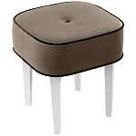 Квадратный мягкий пуф на белых ножках Winton Pouf Square варинант исполнения - 3 | Loft Concept в Нижнем Новгороде