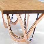 Обеденный стол прямоугольный с фигурными ножками G-table варинант исполнения - 3 | Loft Concept в Нижнем Новгороде