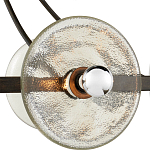 Люстра круглая с литыми стеклянными дисками Olympe Glass Chandelier варинант исполнения - 2 | Loft Concept в Нижнем Новгороде