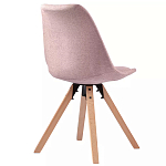 Стул мягкий с высокой спинкой на деревянных ножках Chair Dusty Pink варинант исполнения - 3 | Loft Concept в Нижнем Новгороде