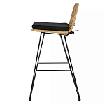 Стул барный с ротанговым плетением Half Bar Chair with Wicker без подлокотников варинант исполнения - 2 | Loft Concept в Нижнем Новгороде