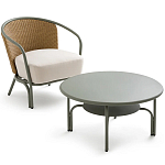 Садовое кресло с каркасом из стали Kenneth Chair варинант исполнения - 8 | Loft Concept в Нижнем Новгороде