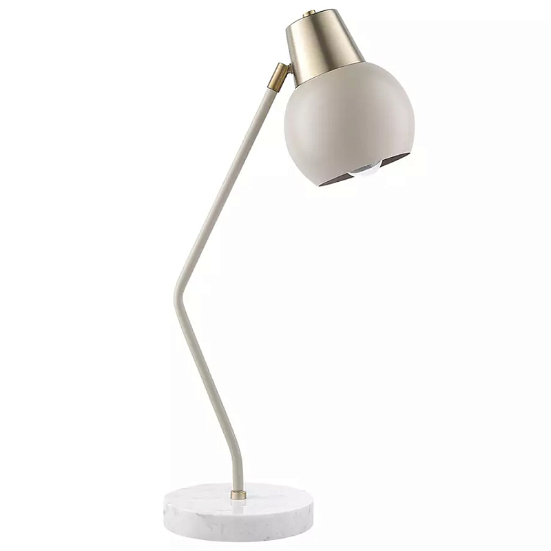 Настольная лампа с регулируемым плафоном Adjustable Lamp Бежевый Сливовый в Нижнем Новгороде | Loft Concept 