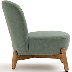 Кресло на деревянных ножках Olguin Green Chair варинант исполнения - 3 | Loft Concept в Нижнем Новгороде