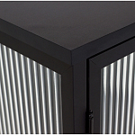 Сервант двухдверный с рифленым стеклом The Keeper варинант исполнения - 3 | Loft Concept в Нижнем Новгороде