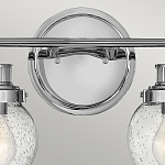 Бра для ванных комнат с прозрачным шарообразным плафоном из стекла с пузырьками на круглом основании Hinkley варинант исполнения - 17 | Loft Concept в Нижнем Новгороде