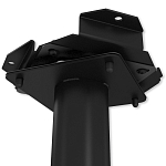 Барный стул вращающийся со спинкой и подлокотниками Douglas Rhombus Синий Велюр варинант исполнения - 6 | Loft Concept в Нижнем Новгороде