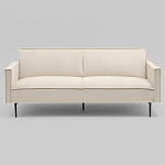 Диван современный вельветовый прямой Worcester Молочный варинант исполнения - 2 | Loft Concept в Нижнем Новгороде