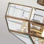 Потолочный светильник шестигранной формы с прозрачными стеклянным плафоном Elstead Lighting варинант исполнения - 4 | Loft Concept в Нижнем Новгороде