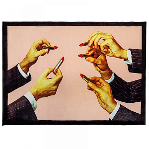 Ковер Seletti Rectangular Rug Lipsticks