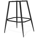 Барный стул со спинкой и подлокотниками на 4-х металлических ножках Douglas Rhombus Синий Велюр варинант исполнения - 5 | Loft Concept в Нижнем Новгороде