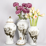 Декоративная ваза с крышкой Flowers in Pots варинант исполнения - 4 | Loft Concept в Нижнем Новгороде