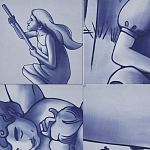 Плитка с рисунком Первый сон варинант исполнения - 3 | Loft Concept в Нижнем Новгороде