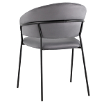 Стул в велюре серого цвета Horizon варинант исполнения - 5 | Loft Concept в Нижнем Новгороде