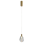 Подвесной светильник со стеклянным плафоном в форме капли NAOMI drop transparent glass варинант исполнения - 2 | Loft Concept в Нижнем Новгороде
