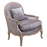 Кресло Ava Classical Armchair brown and grey velour варинант исполнения - 1 | Loft Concept в Нижнем Новгороде