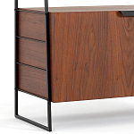 Стеллаж из орехового дерева Olson Rack варинант исполнения - 4 | Loft Concept в Нижнем Новгороде