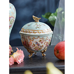 Шкатулка голубого цвета с цветочными орнаментами Blue Garden варинант исполнения - 3 | Loft Concept в Нижнем Новгороде