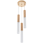 Подвесной светильник Dew Drops Tube Gold Trio Hanging Lamp варинант исполнения - 3 | Loft Concept в Нижнем Новгороде