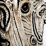 Арт-Объект из нитей Черно-Белый портрет Joana Schneider  варинант исполнения - 1 | Loft Concept в Нижнем Новгороде