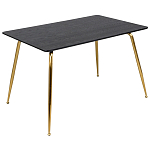Обеденный стол на металлических ножках Casey Brass Dining Table варинант исполнения - 1 | Loft Concept в Нижнем Новгороде
