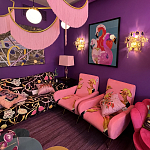 Картина Фламинго вышивка бисер Flamingo Beaded Wall Art варинант исполнения - 1 | Loft Concept в Нижнем Новгороде