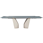 Стол обеденный раскладной со стеклянной столешницей Futuristic Table варинант исполнения - 2 | Loft Concept в Нижнем Новгороде