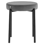 Табурет с мягким круглым сиденьем RIO Grey варинант исполнения - 2 | Loft Concept в Нижнем Новгороде