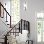 Бра с цилиндрическим тканевым абажуром белого цвета Feiss варинант исполнения - 2 | Loft Concept в Нижнем Новгороде