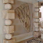 Декор настенный в Эко стиле рафия Malibu wall panel варинант исполнения - 1 | Loft Concept в Нижнем Новгороде