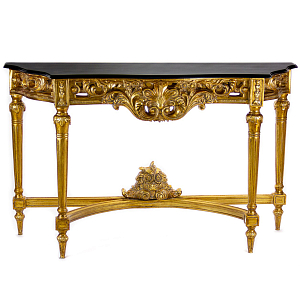 Консоль Console with Gold Monograms