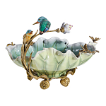 Чаша в виде листка лотоса с птицами Eden Garden варинант исполнения - 4 | Loft Concept в Нижнем Новгороде