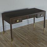 Письменный стол Elsa Dreams Walnut Шпон дерево с двумя ящиками варинант исполнения - 2 | Loft Concept в Нижнем Новгороде