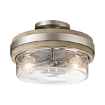 Потолочный светильник с прозрачным стеклянным плафоном с эффектом пузырьков Kichler варинант исполнения - 1 | Loft Concept в Нижнем Новгороде