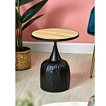 Приставной столик с факутрным черным основанием Ethiopia варинант исполнения - 6 | Loft Concept в Нижнем Новгороде